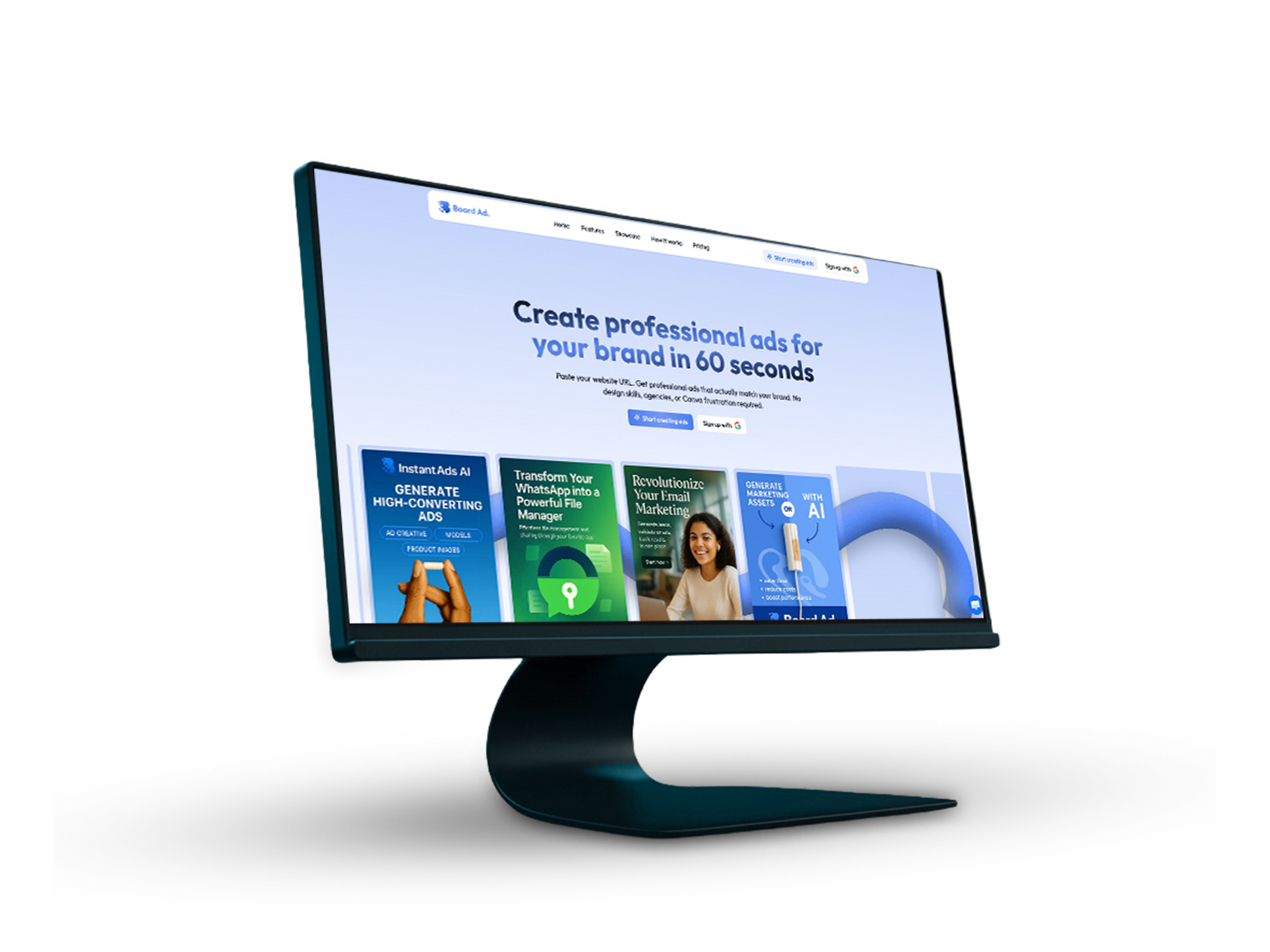 AI ad generator and brand-to-creative SaaS